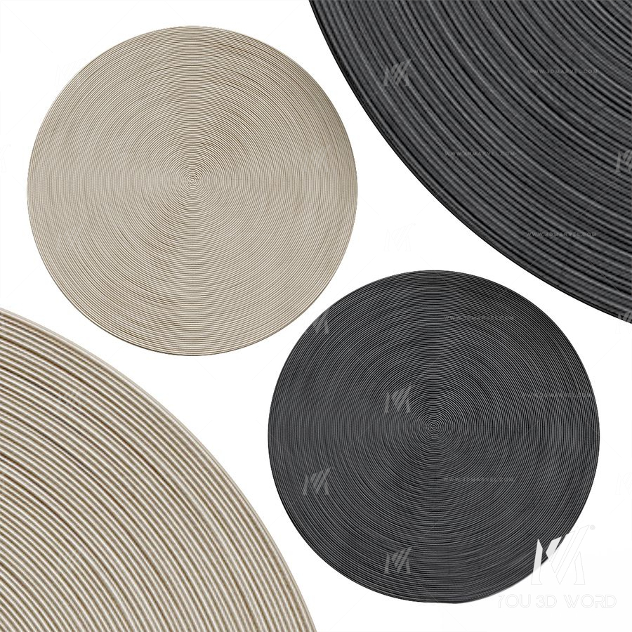 Circle rugs  No. 063